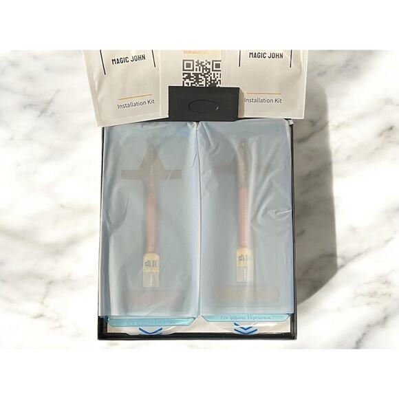 Magic John iPhone 15 Pro Max Privacy Glass Screen Protector (2 PACK)*EZ Install* - Picture 8 of 9